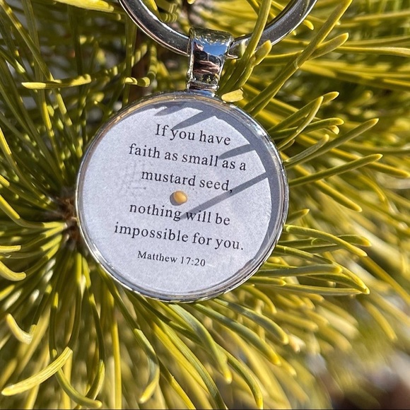 Mustard Seed if Faith - Keychain - Picture 2 of 3